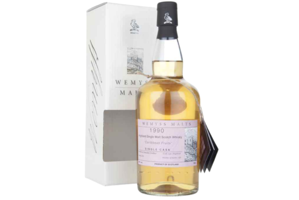 Wemyss Caribbean Fruits 1990 ma cave alambic Avranches fougères
