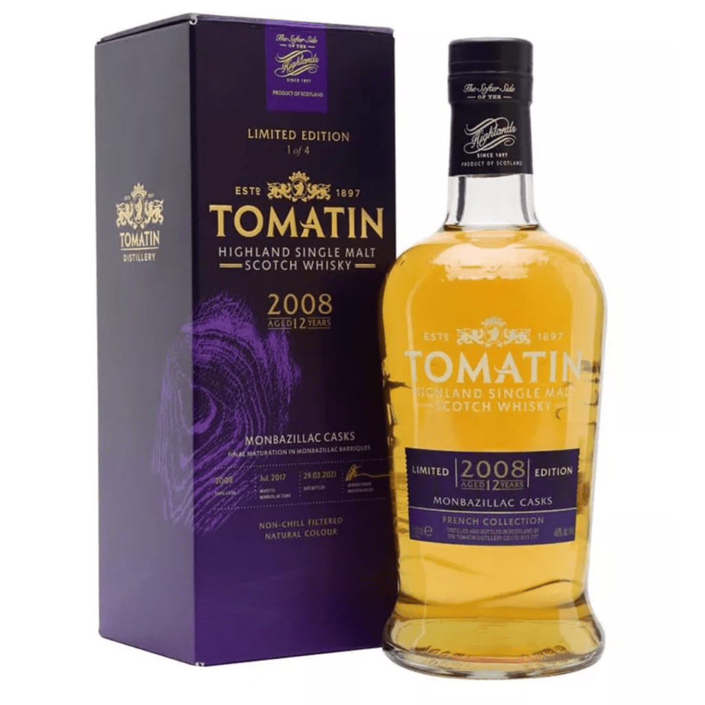 TOMATIN 12 ans 2008 Monbazillac 46% ma cav ealambic avranches fougeres