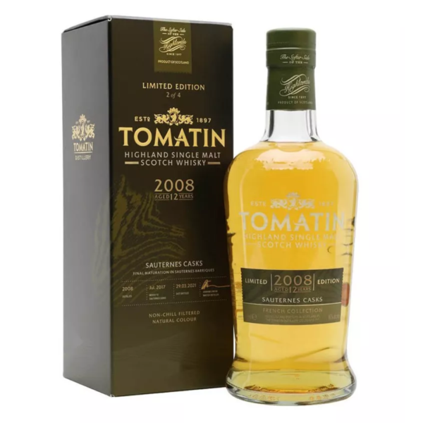 TOMATIN 12 ans 2008 Sauternes 46% ma cave alambic avranches fougeres