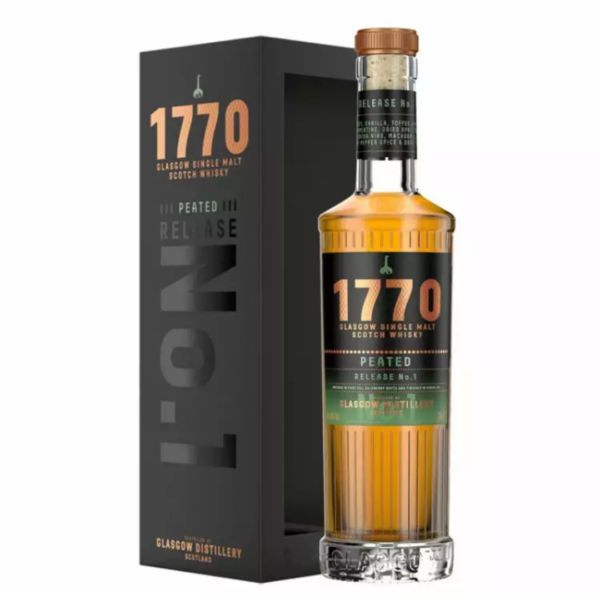 1770 Glasgow Single Malt Peated ma cave alambic avranches fougeres