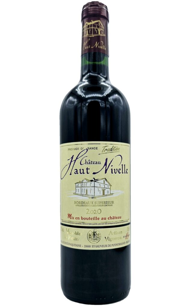 Bordeaux supérieur Chateau Haut Nivelle
