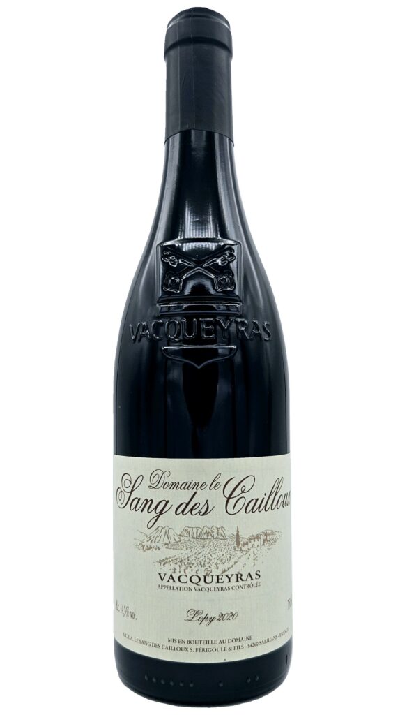 VACQUEYRAS SANG DES CAILLOUX LOPY